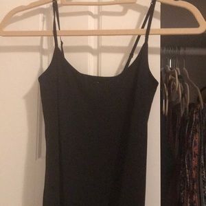 Free People Intimately black slip dress